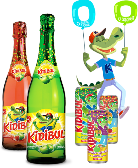 Kidibul, la boisson idéale pour tous les bons moments partagés entre copains ou en famille